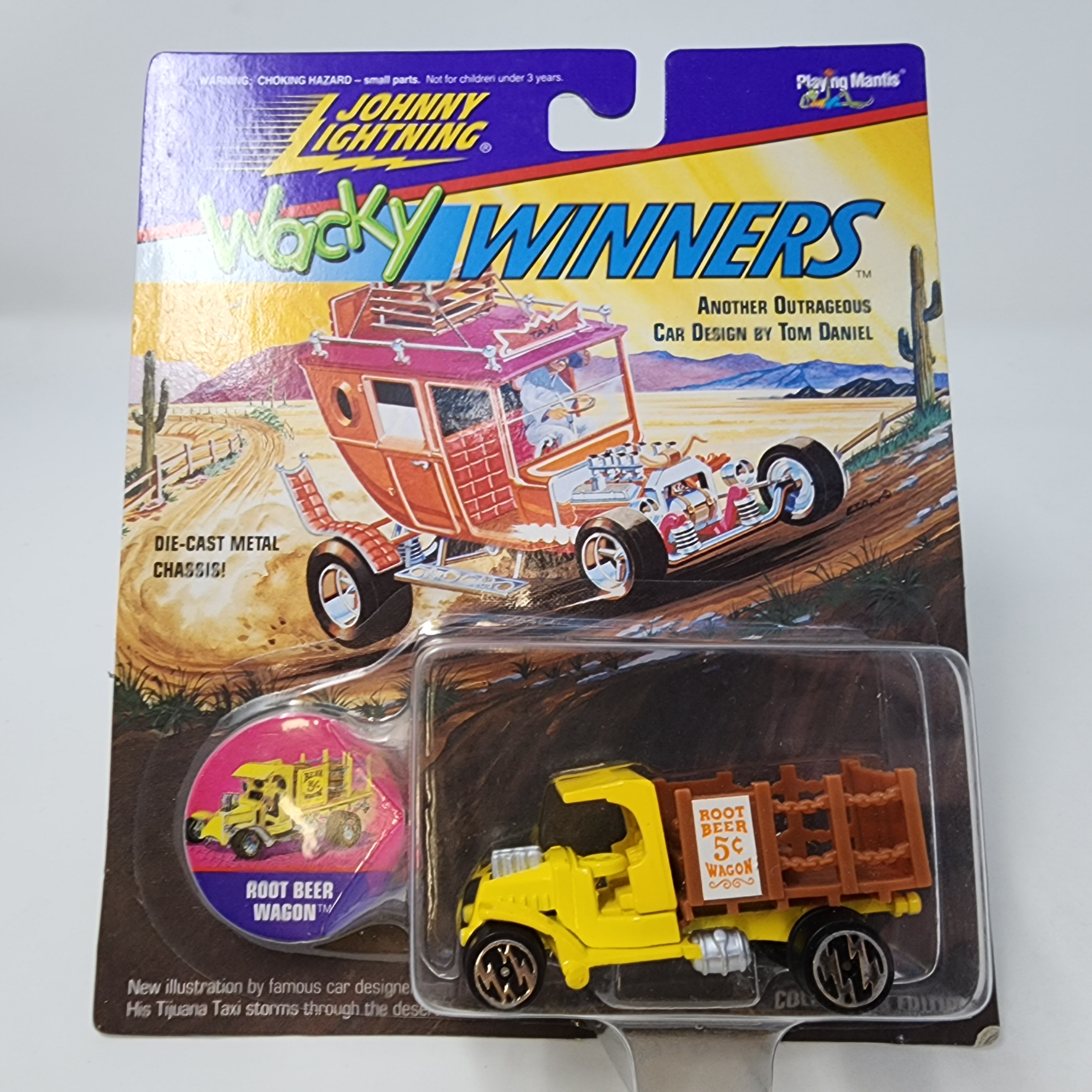 Root Beer Wagon * YELLOW * Johnny Lightning Wacky Winners、mySite、hgirdovlk
