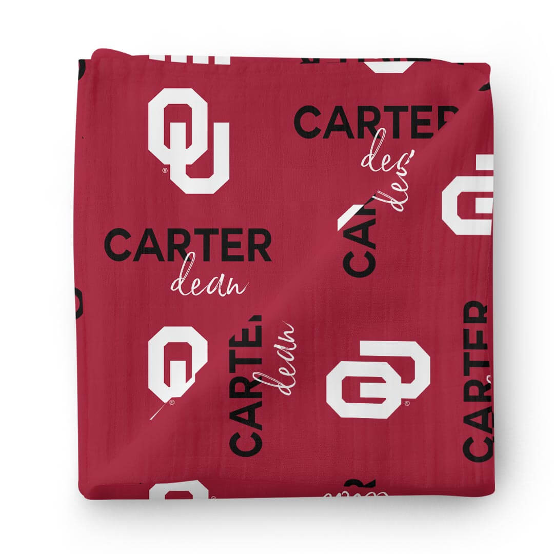  University of Oklahoma | OU Personalized Swaddle、mySite、layawaytickets