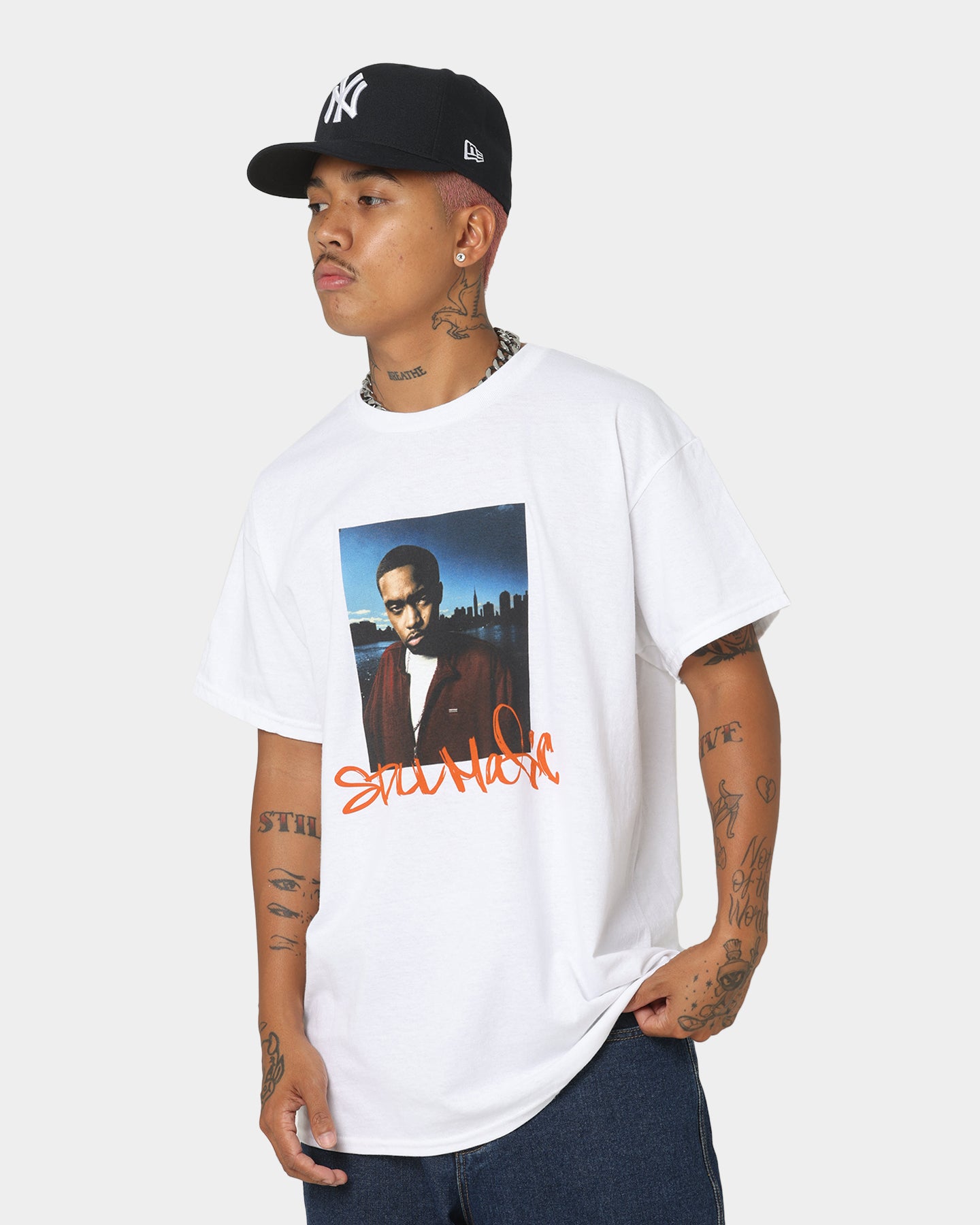 Nas Stillmatic T-Shirt White、mySite、zt4zffjzw