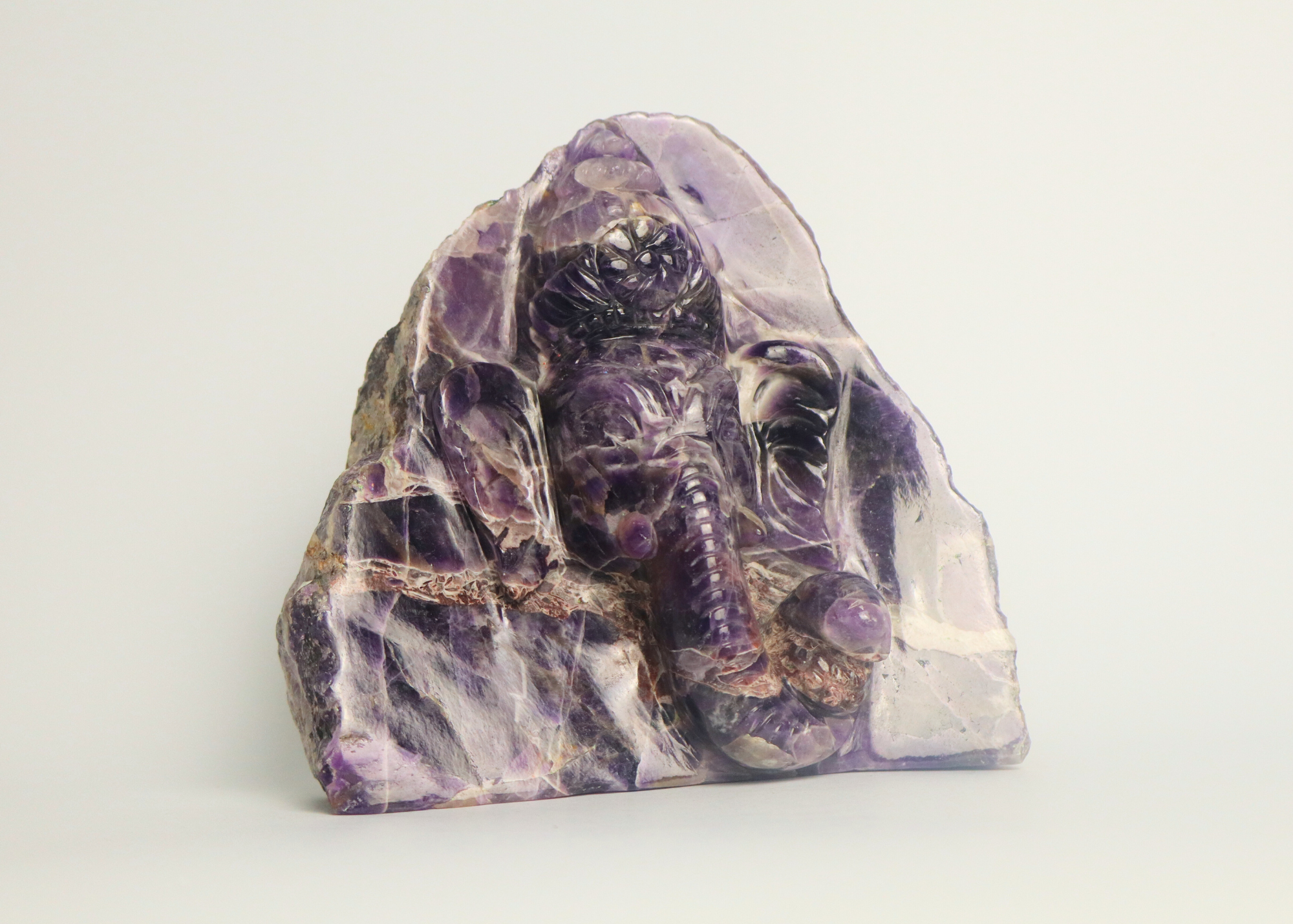 Ganesha Statue - Amethyst (15.5cm)、mySite、topwebapps