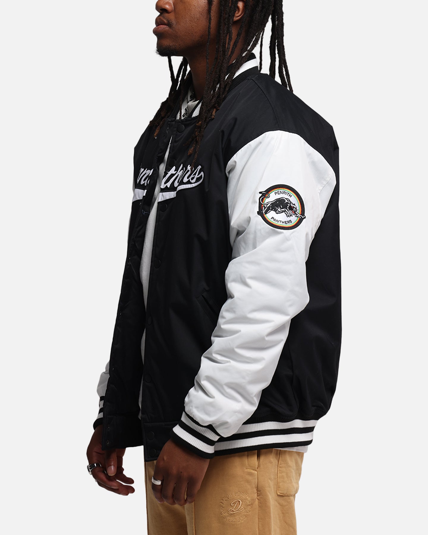 Bleacher Athletic Penrith Panthers NRL 1908 Baseball Varsity Jacket Official Team Colour、mySite、zt4zffjzw