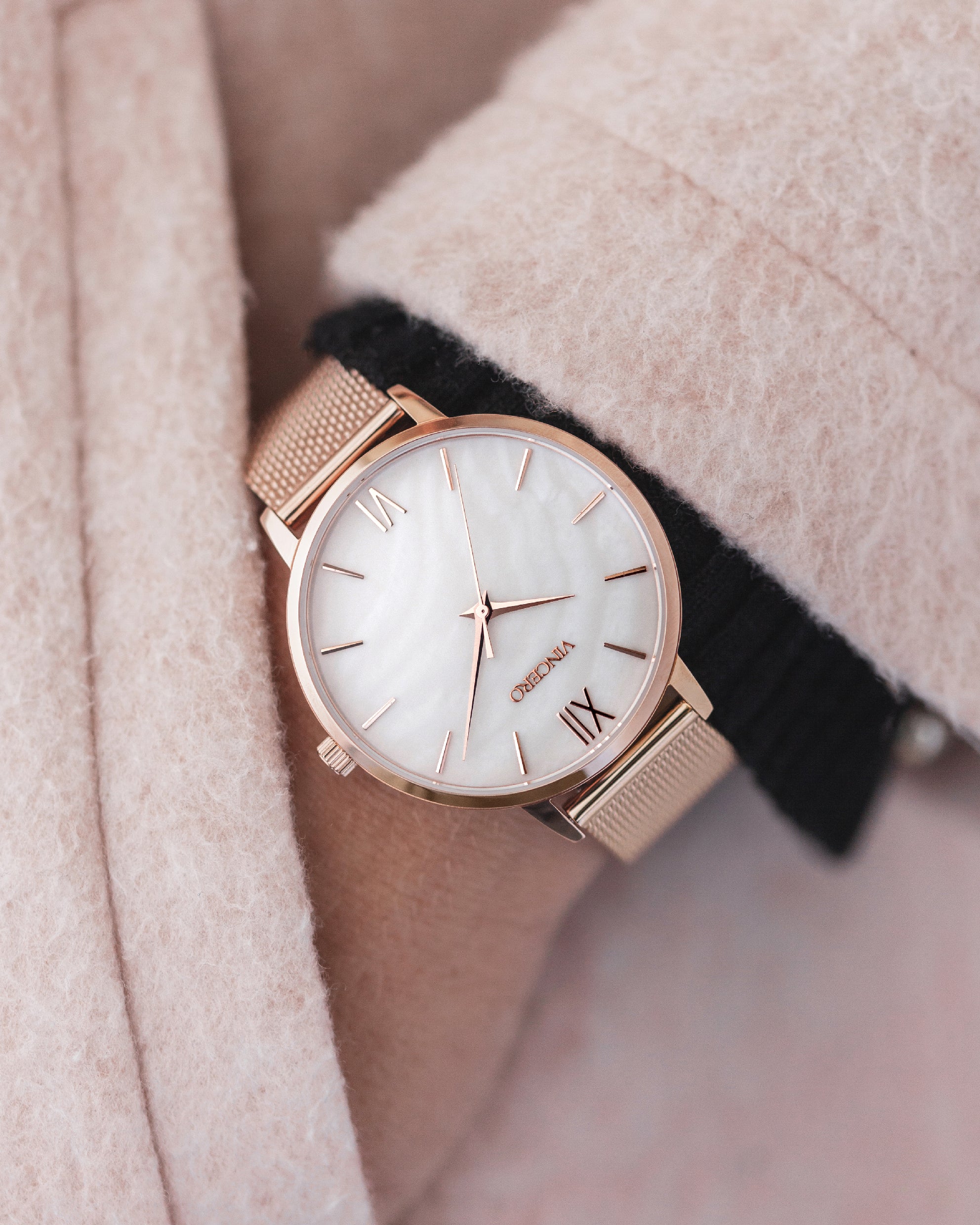  The Eros Mesh - Rose + White Pearl