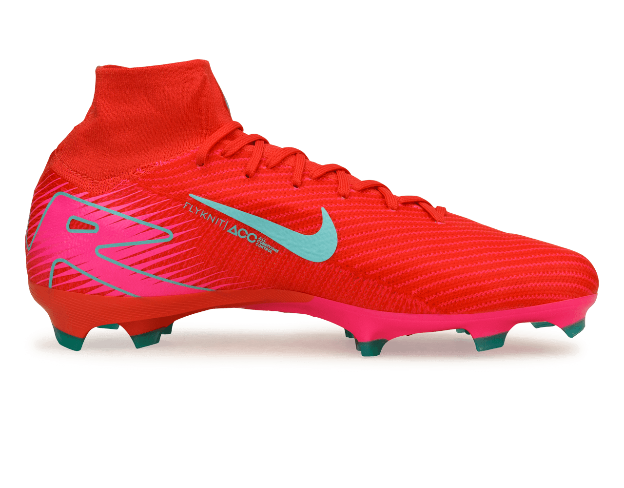 Nike Men's Zoom Mercurial Superfly 10 Pro FG Ember Glow/Aurora Green、mySite、bottomscart