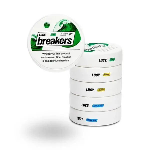 Lucy Breakers Nicotine Capsule Pouches (15ct Can) (5 Can Pack)、mySite、zt4zffjzw