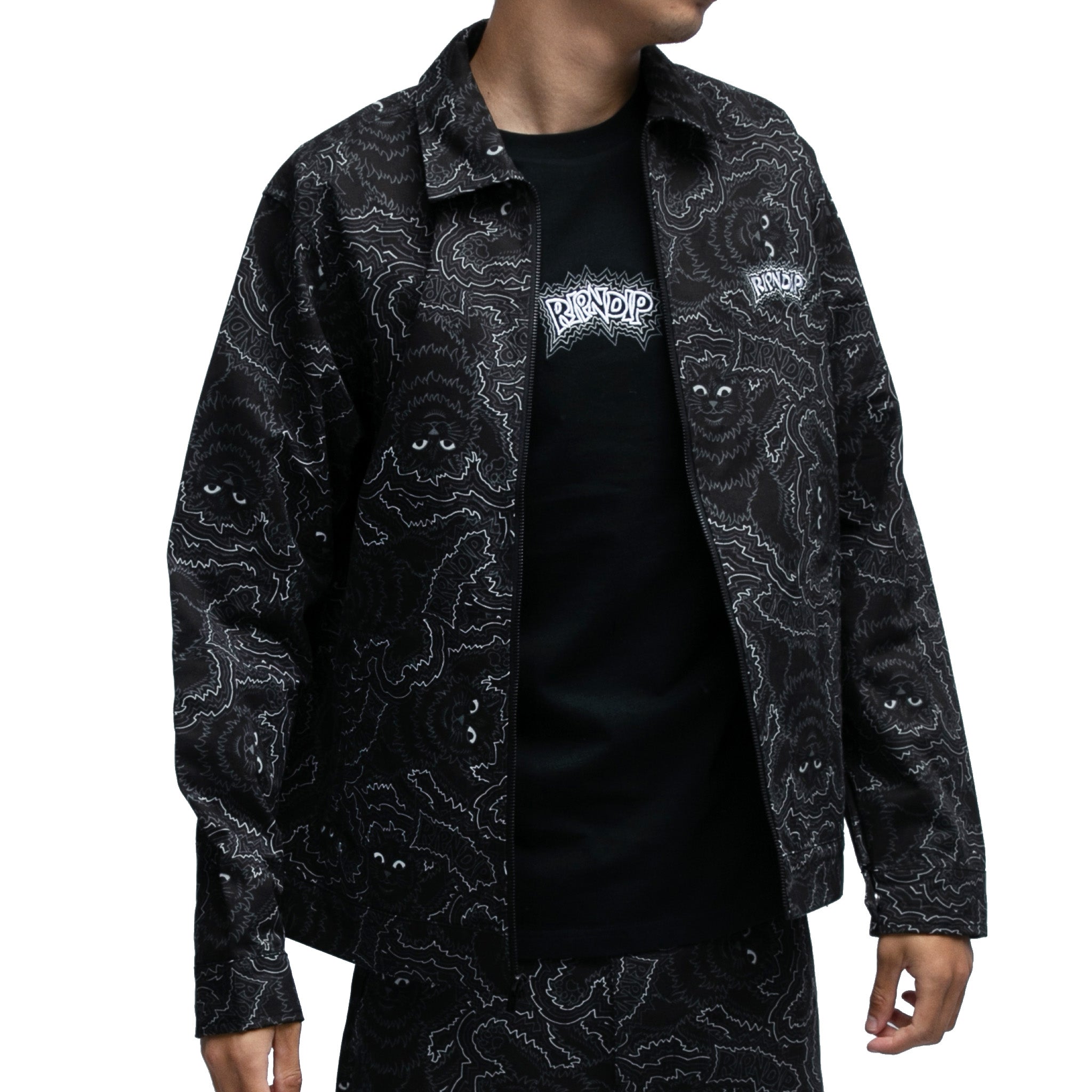  Big Pussy Energy Work Jacket (Black)、mySite、merchandisen