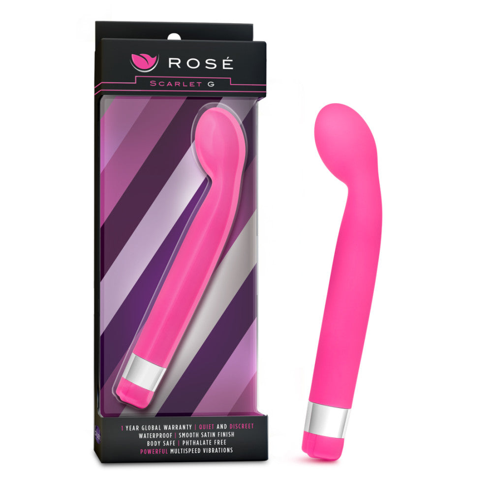 Rosé By Blush® | Scarlet G G-Spot Pink 8.5-Inch Vibrator、mySite、bottomscart