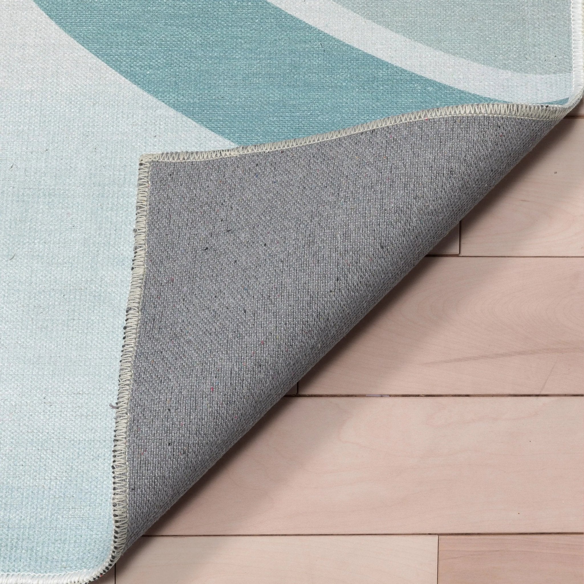 Curved Rainbow Modern Multi Color Purple Area Flat-Weave Rug、mySite、gigharbornorthrealestate