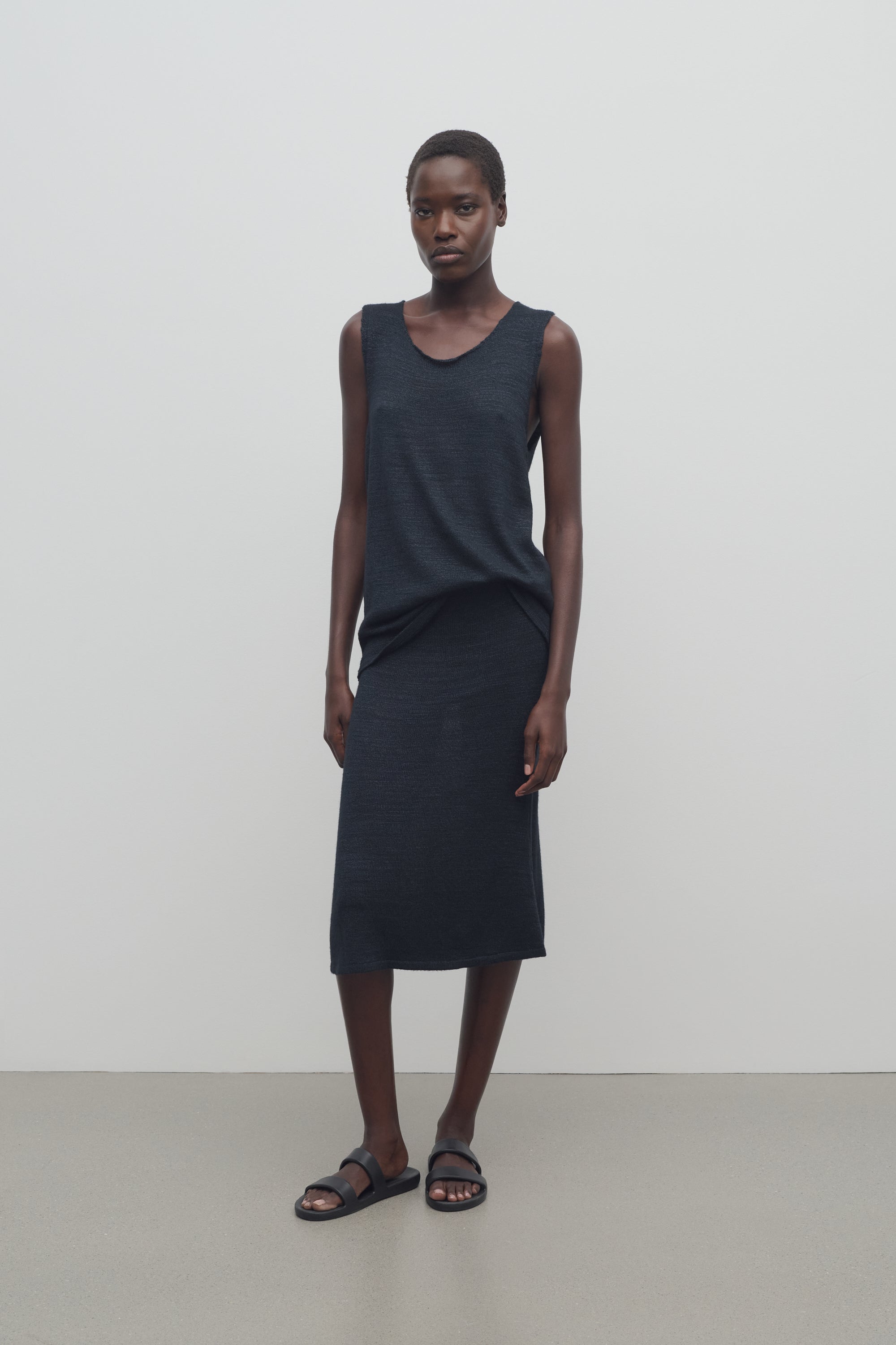 Jesto Skirt in Silk、mySite、aoinhome