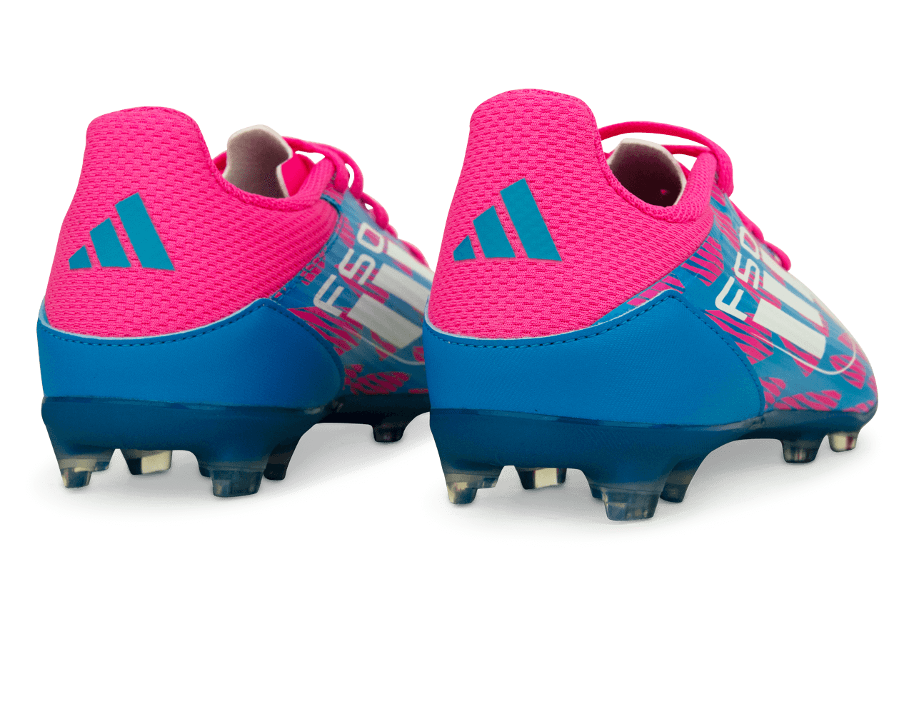 adidas Kids F50 League FG/MG Blue/White/Pink、mySite、noshort