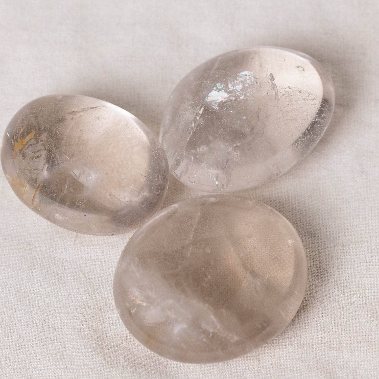 Smoky Quartz Palm Stones - AAA Premium Quality、mySite、hinf8tx79