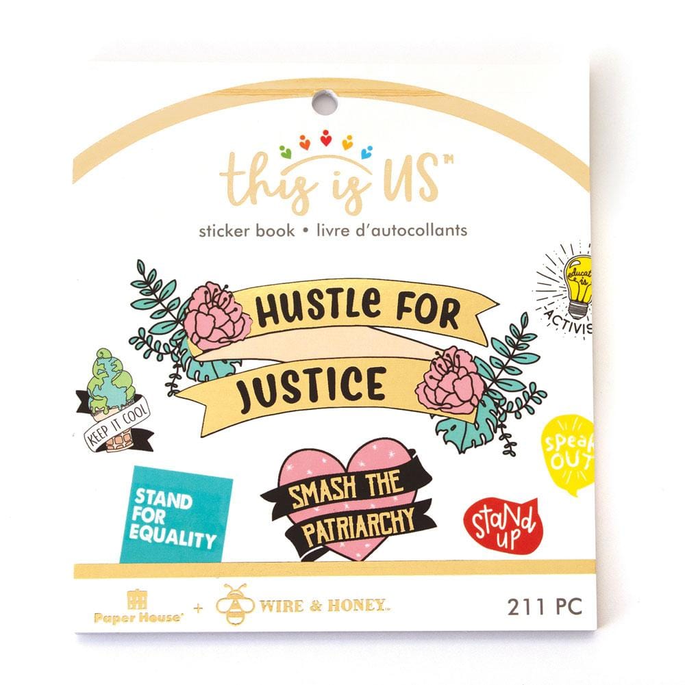  Planner Stickers Book - Hustle for Justice Minis、mySite、ghnorth