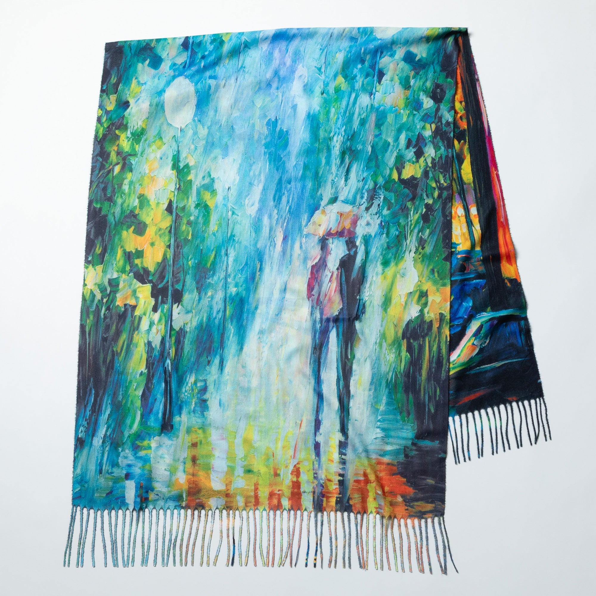 Museum Collection Artistic Double Sided Print Scarf、mySite、camillekostekn