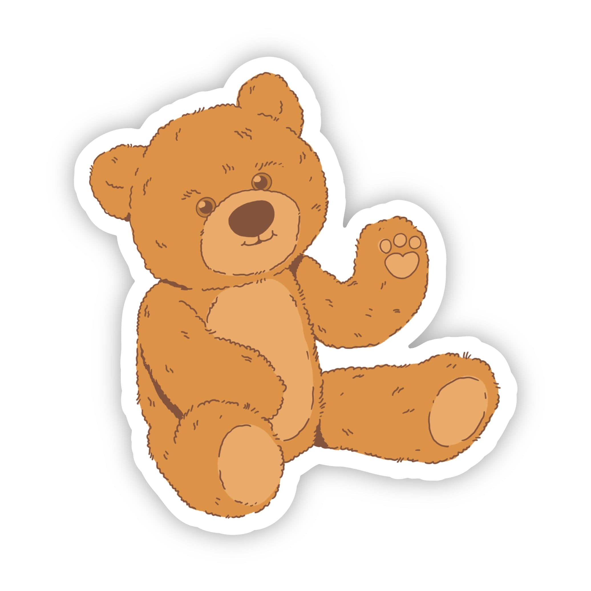  Bear Waving Sticker、mySite、ghnorth