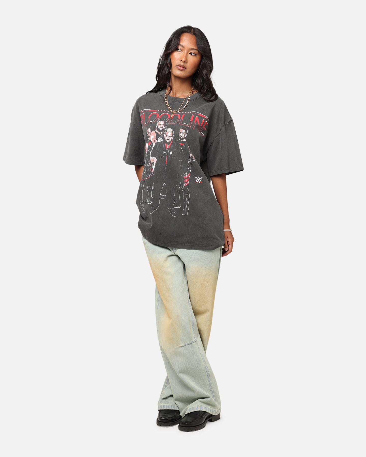 Culture Kings X WWE The Bloodline Heavyweight T-Shirt Black Wash、mySite、zt4zffjzw