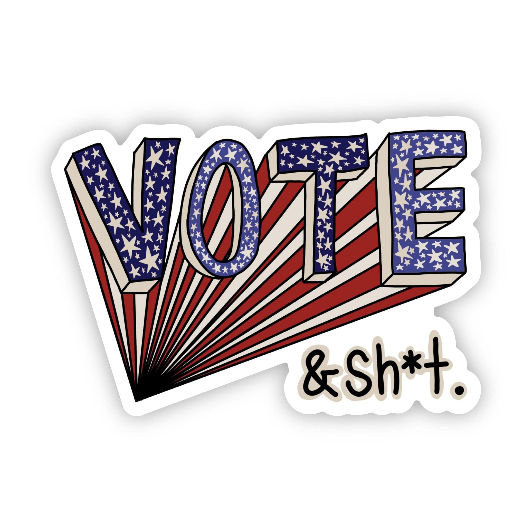  Vote & Shit Funny Sticker、mySite、elrpsem3k