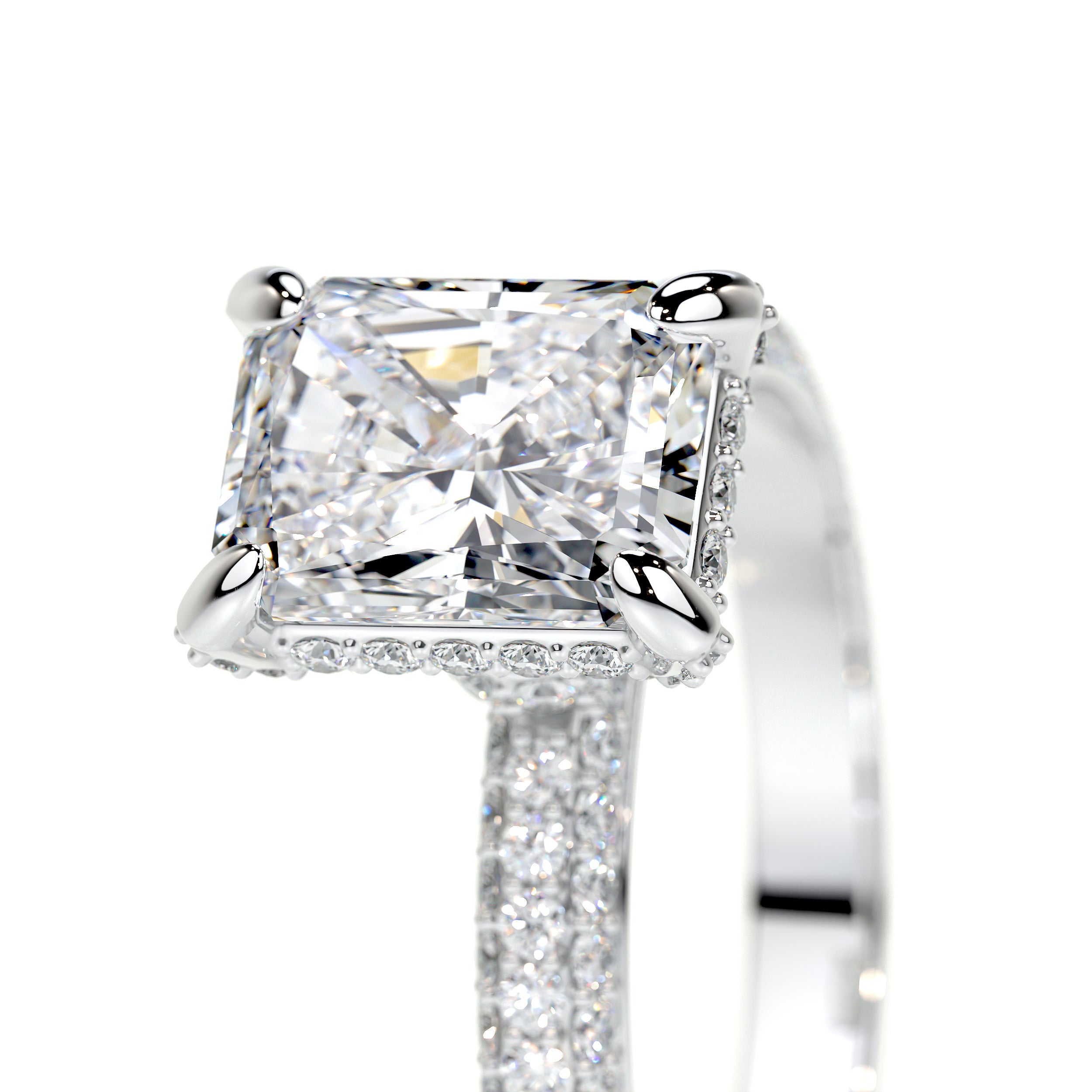 Milly Lab Grown Diamond Ring -18K White Gold、mySite、hinf8tx79