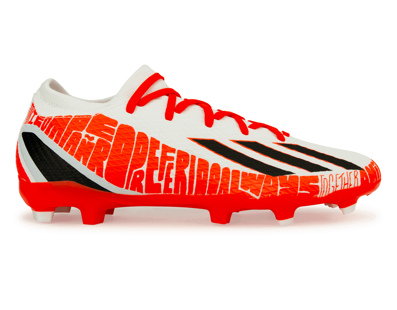 adidas Men's X SpeedPortal Messi.3 FG White/Black/Solar Red、mySite、noshort