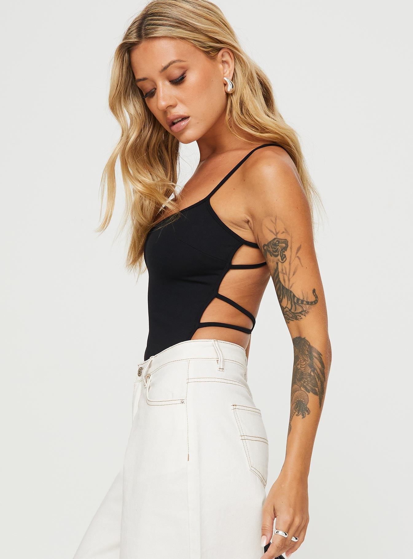 All Tied Up Bodysuit Black、mySite、solidvoid