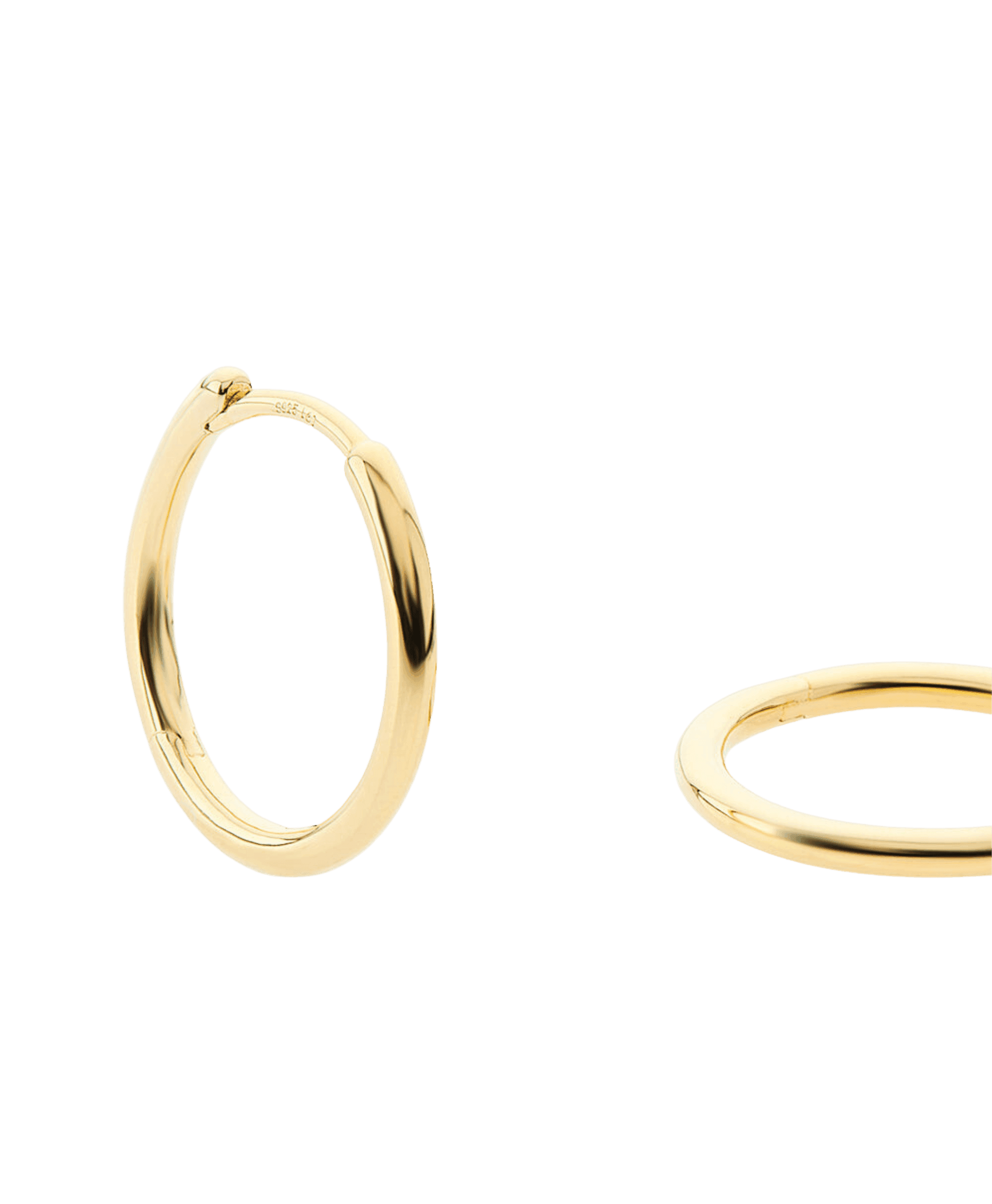  Aya Big Creole 18ct Gold Plated