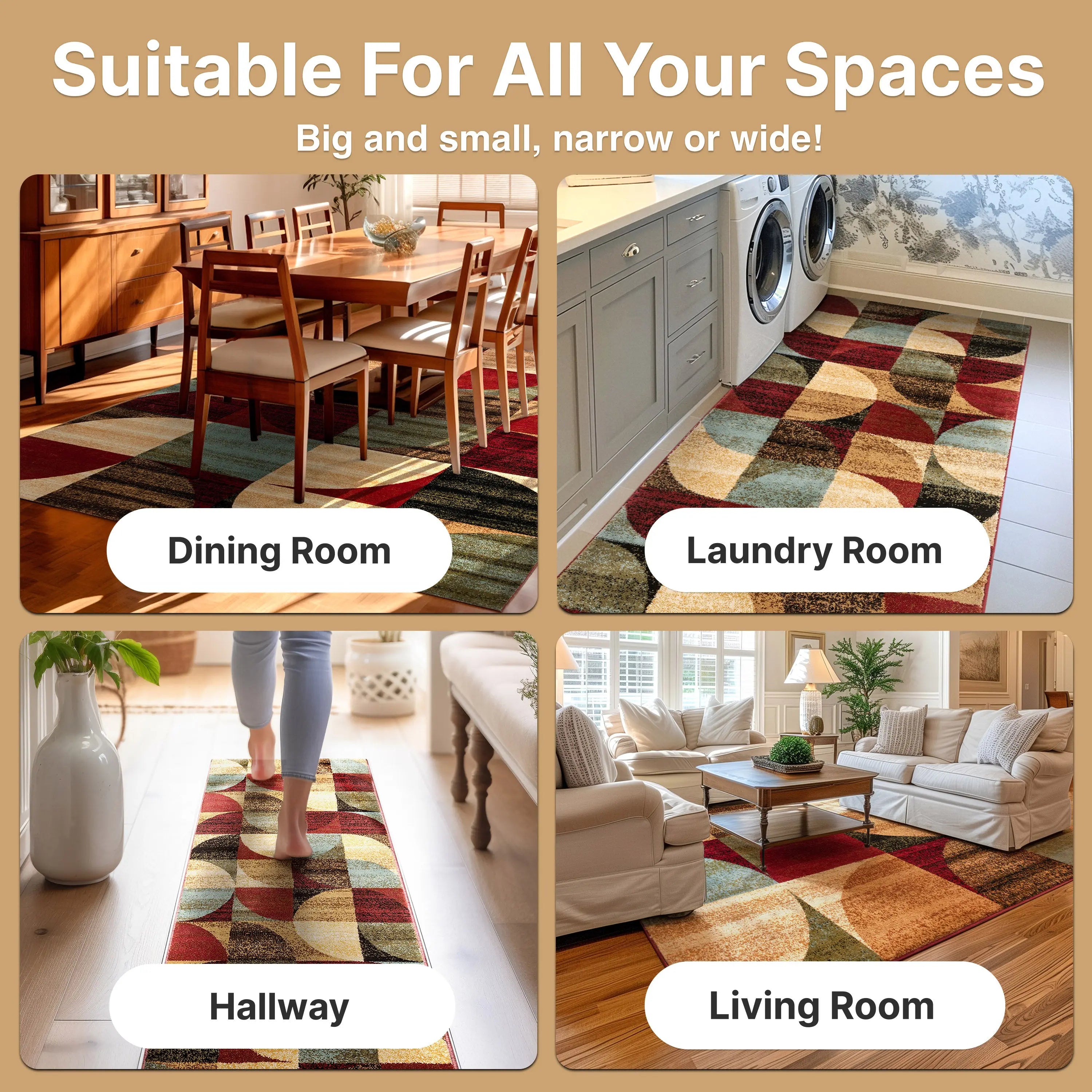 Bowery Art Deco Ivory Modern Rug、mySite、gigharbornorthrealestate