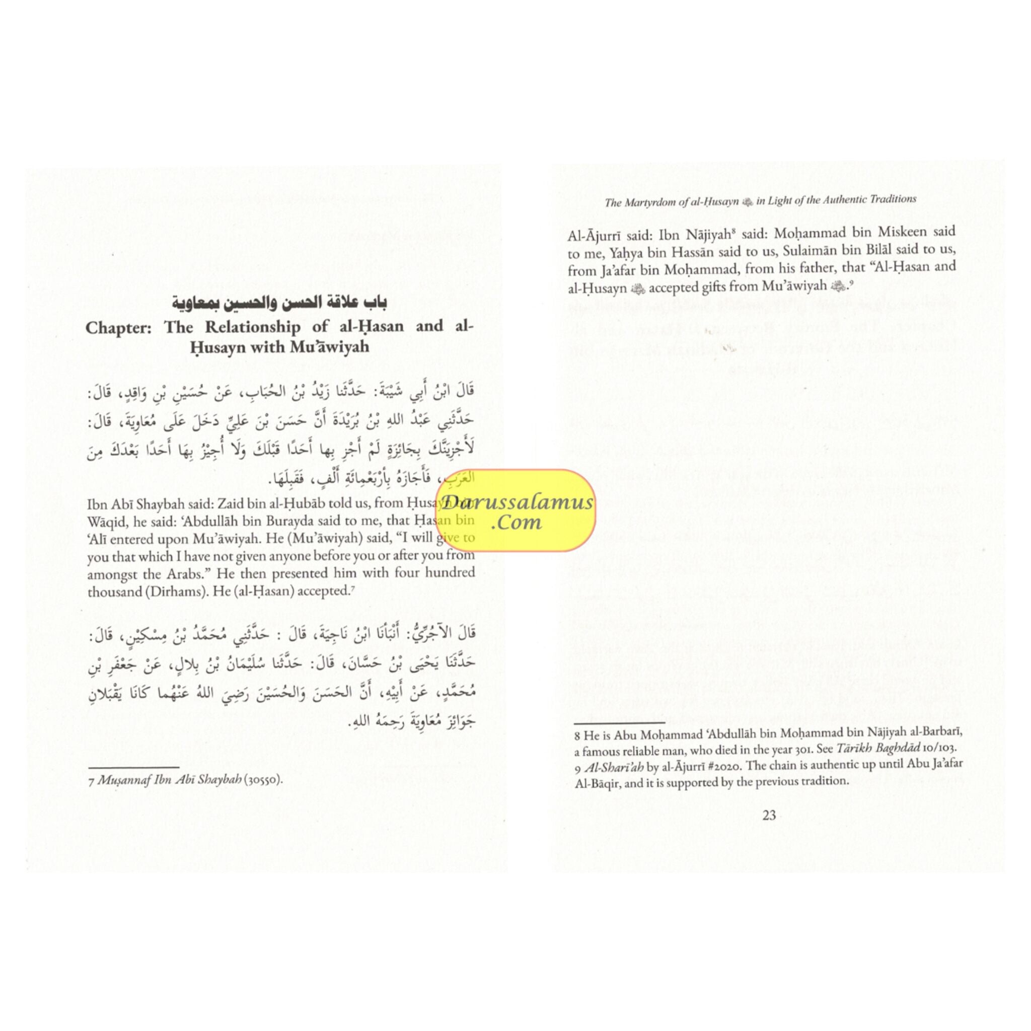 The Martyrdom Of Al-Husayn In Light Of The Authentic Traditions By Farid Al-Bahraini、mySite、topwebapps