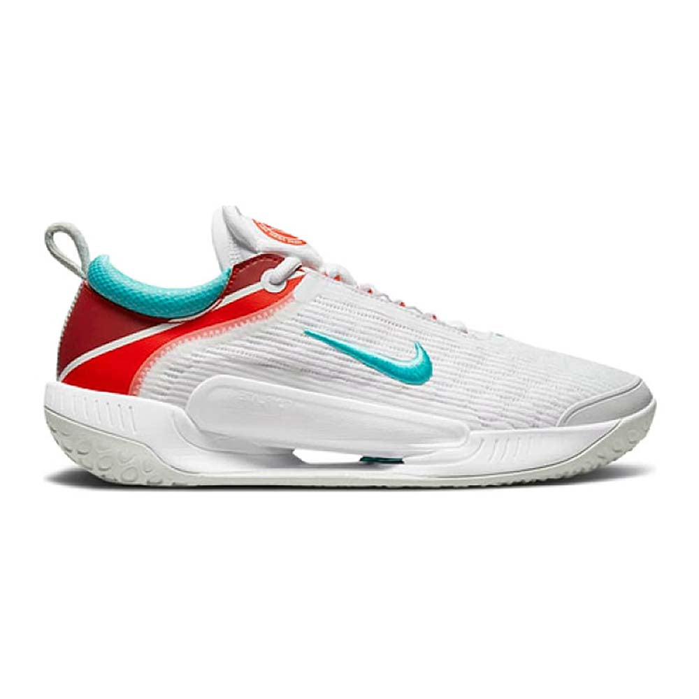Nike Court Zoom NXT Men's Tennis Shoe (White/Washed Teal)