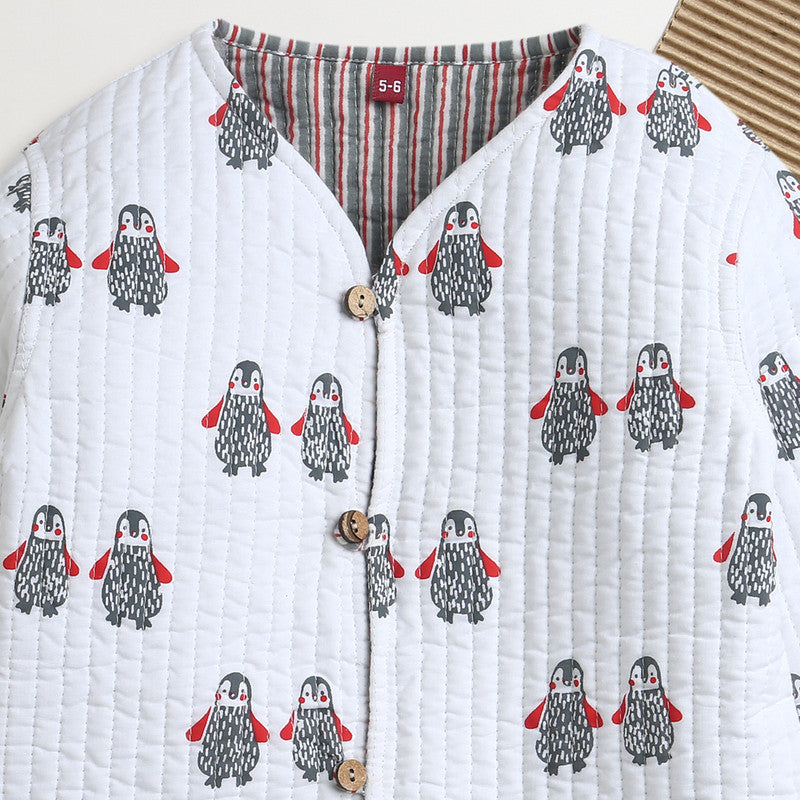 Cotton Quilted Jacket | Unisex | White、mySite、camillekostekn