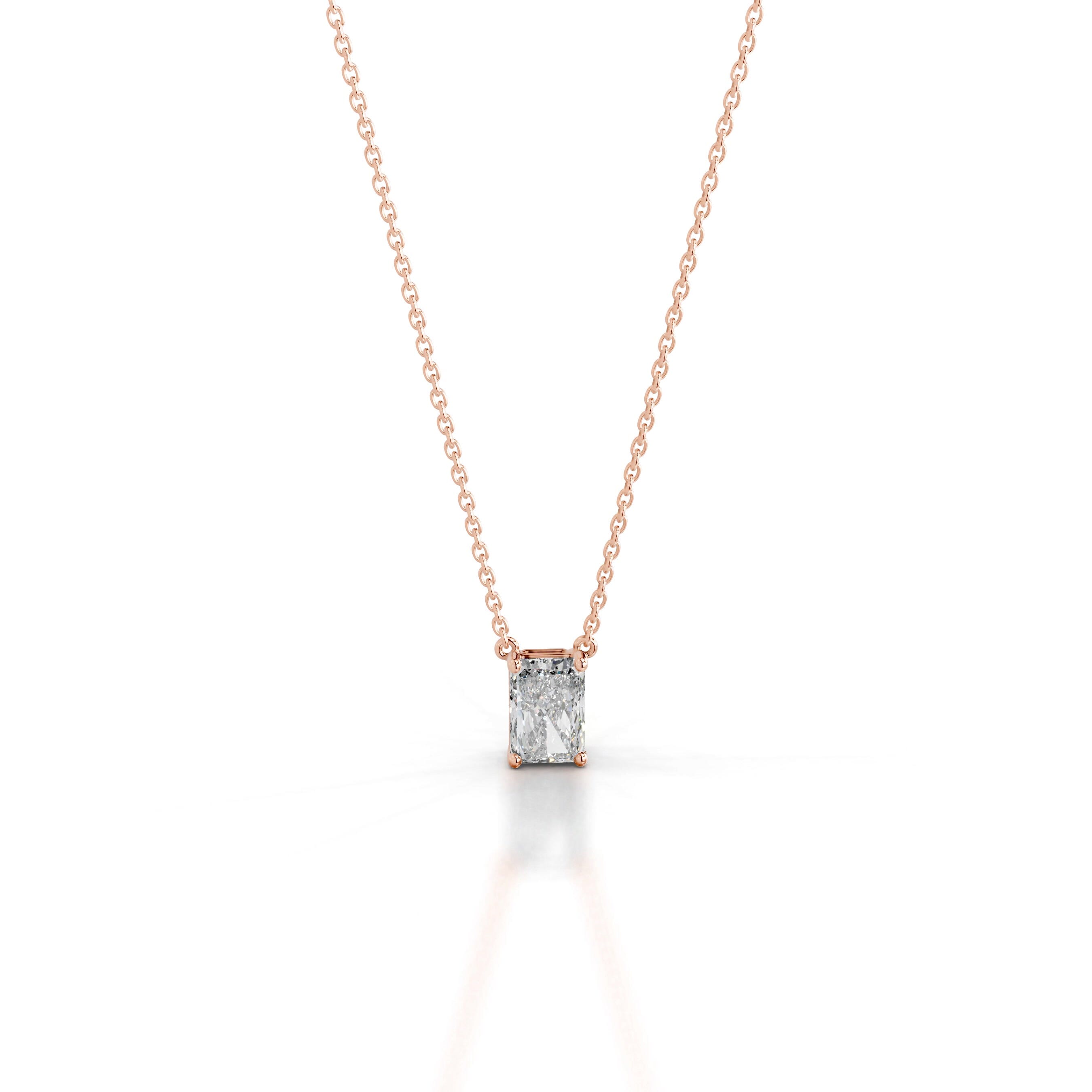Mary Diamond Pendant - 14K Rose Gold、mySite、hinf8tx79