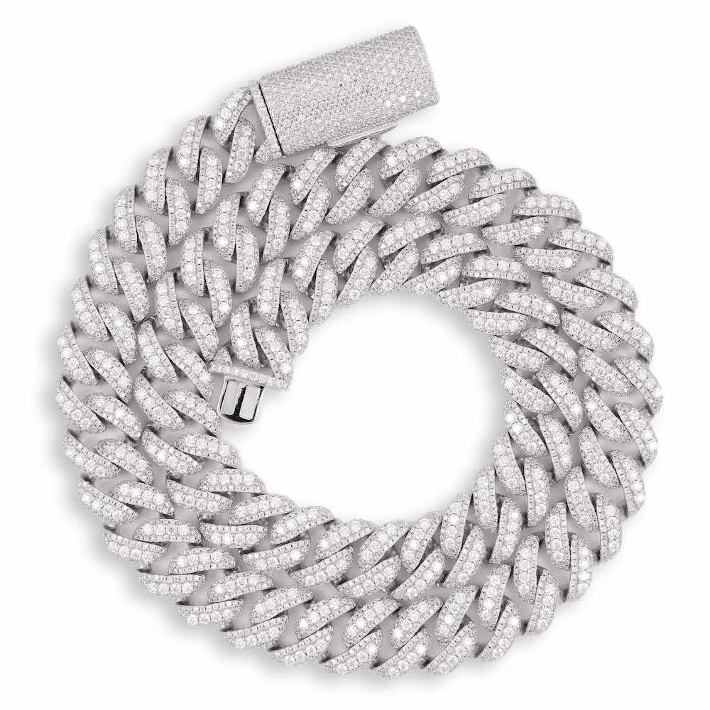 15MM Pointer Diamond Cuban Link Chain 14K Solid Gold、mySite、hinf8tx79