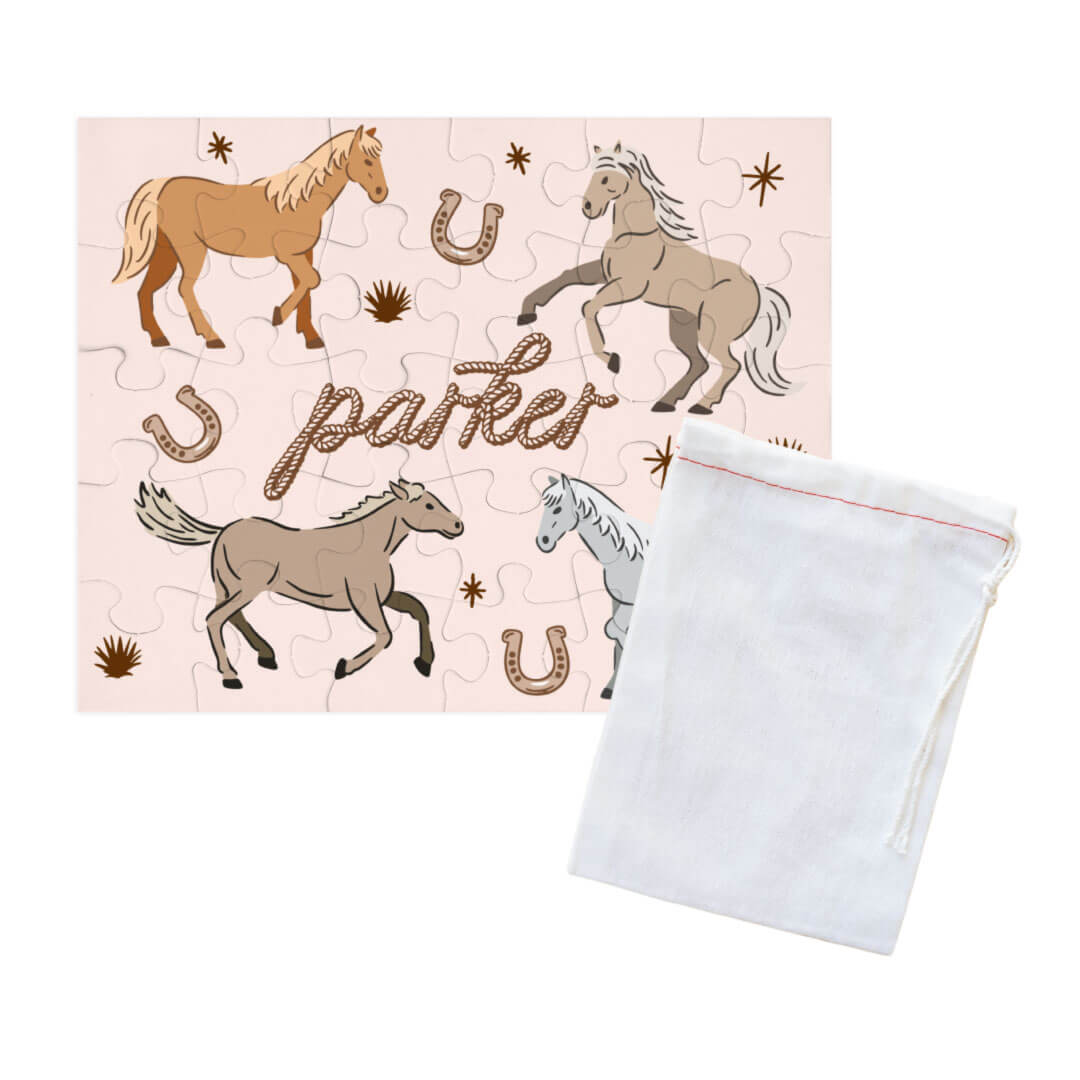 Kids Personalized 30 Piece Puzzle | P's Ponies、mySite、layawaytickets