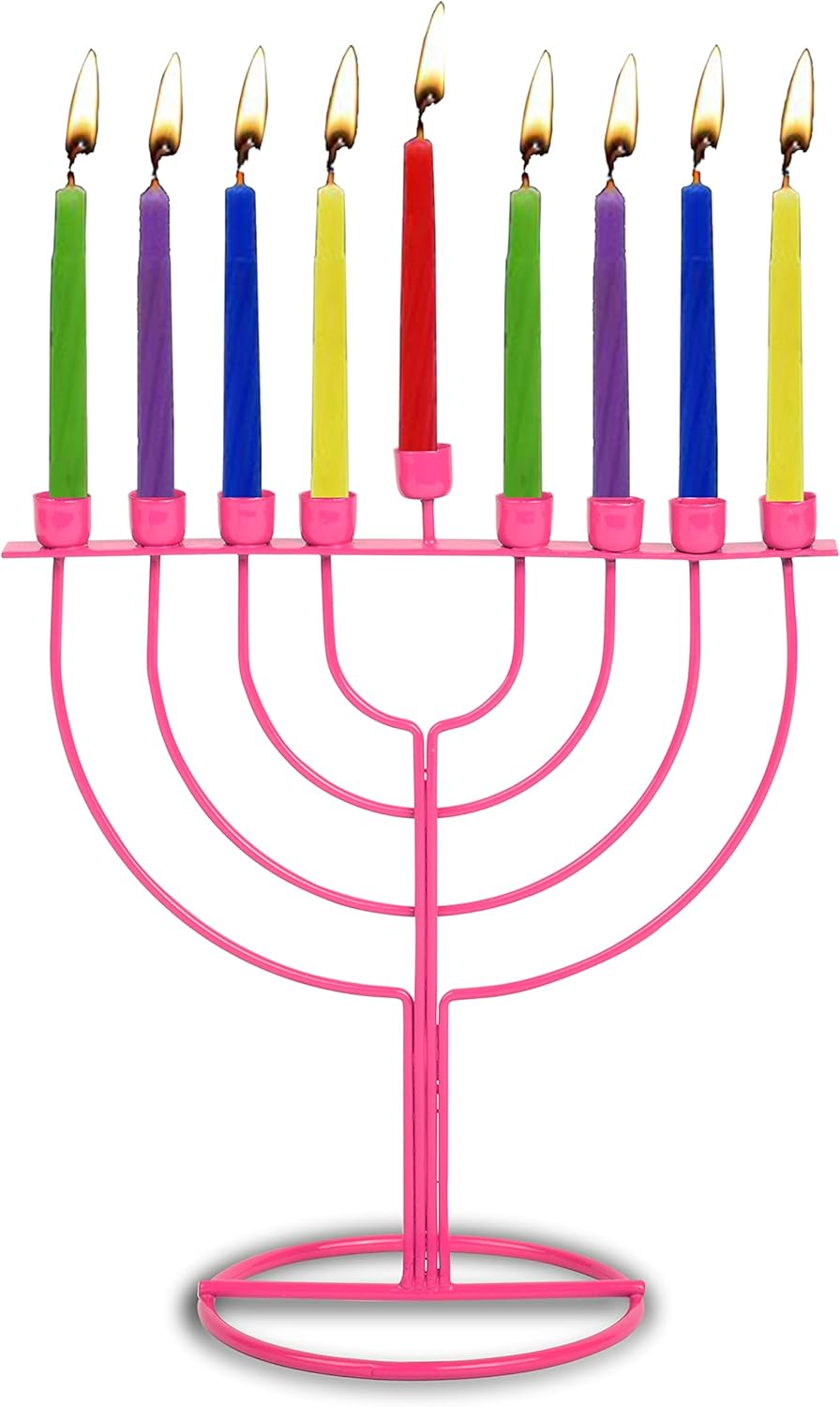 Pink Radiance Wireframe Menorah、mySite、topwebapps