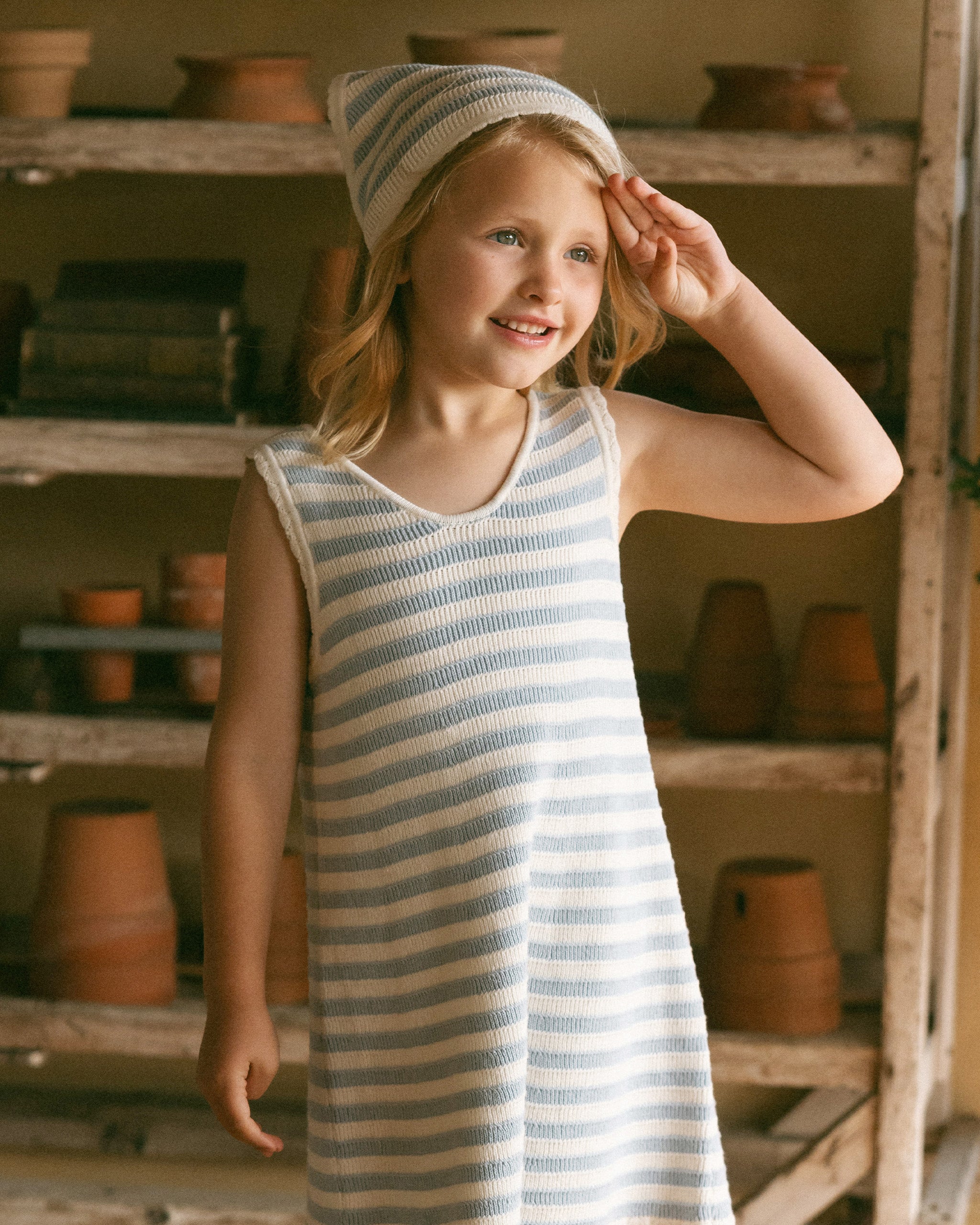  Crochet Tank Mini Dress || Blue Stripe、mySite、layawaytickets