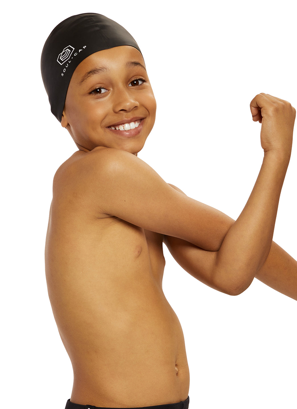 SOUL CAP Kids' Swim Cap、mySite、noshort