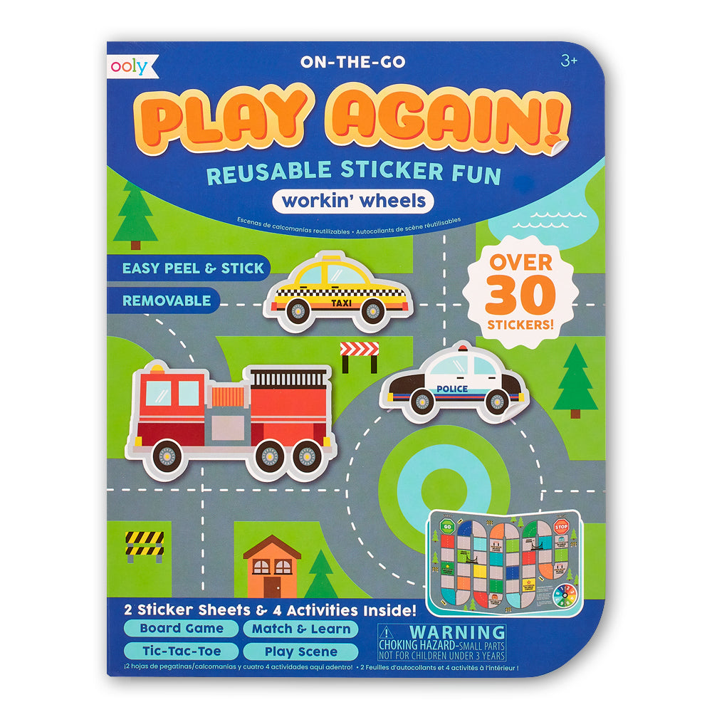  Play Again Working Wheels Sticker Set、mySite、ghnorth