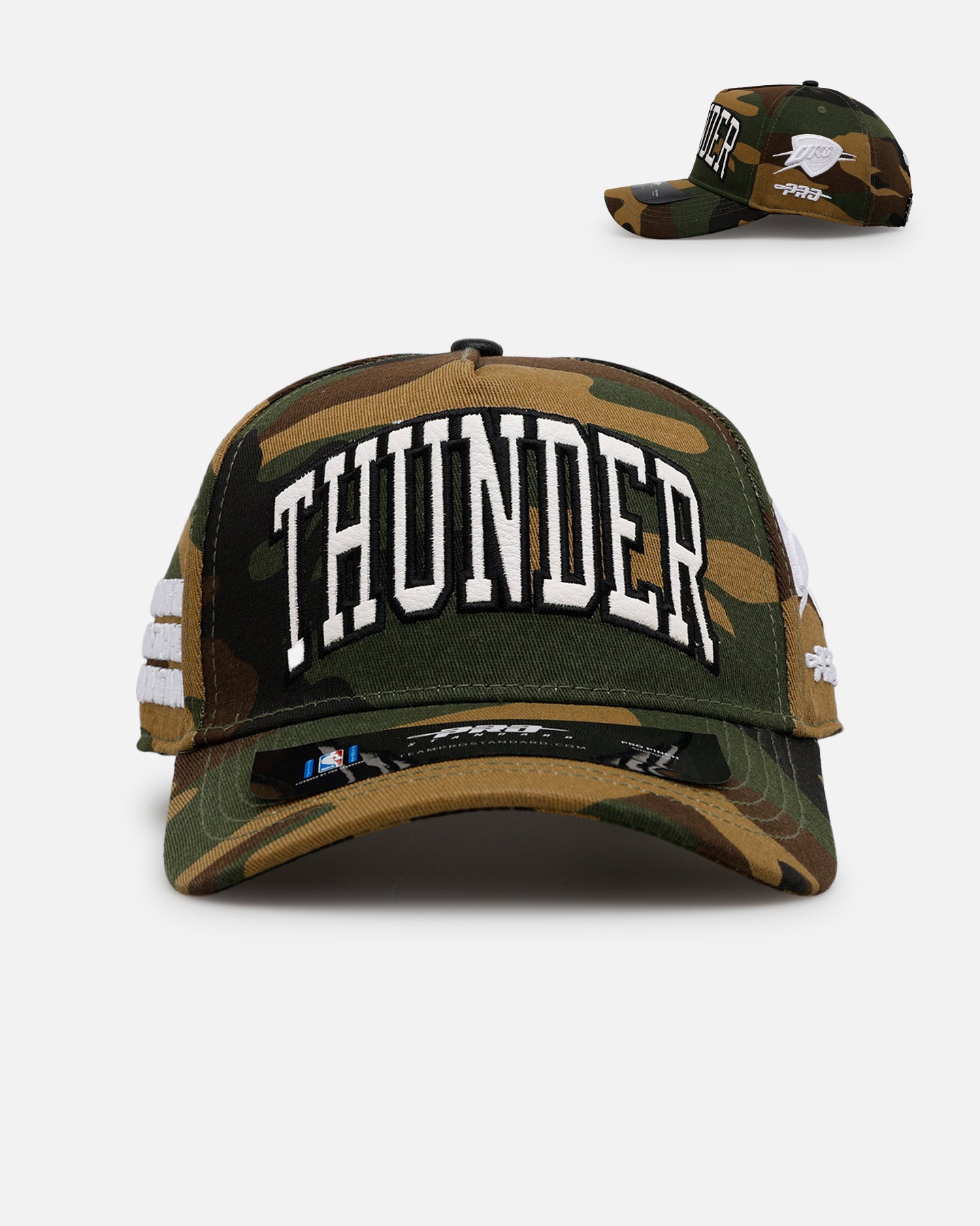 Pro Standard Oklahoma City Thunder 'Woodland Camo' Pro Pinch Snapback Camo、mySite、zt4zffjzw