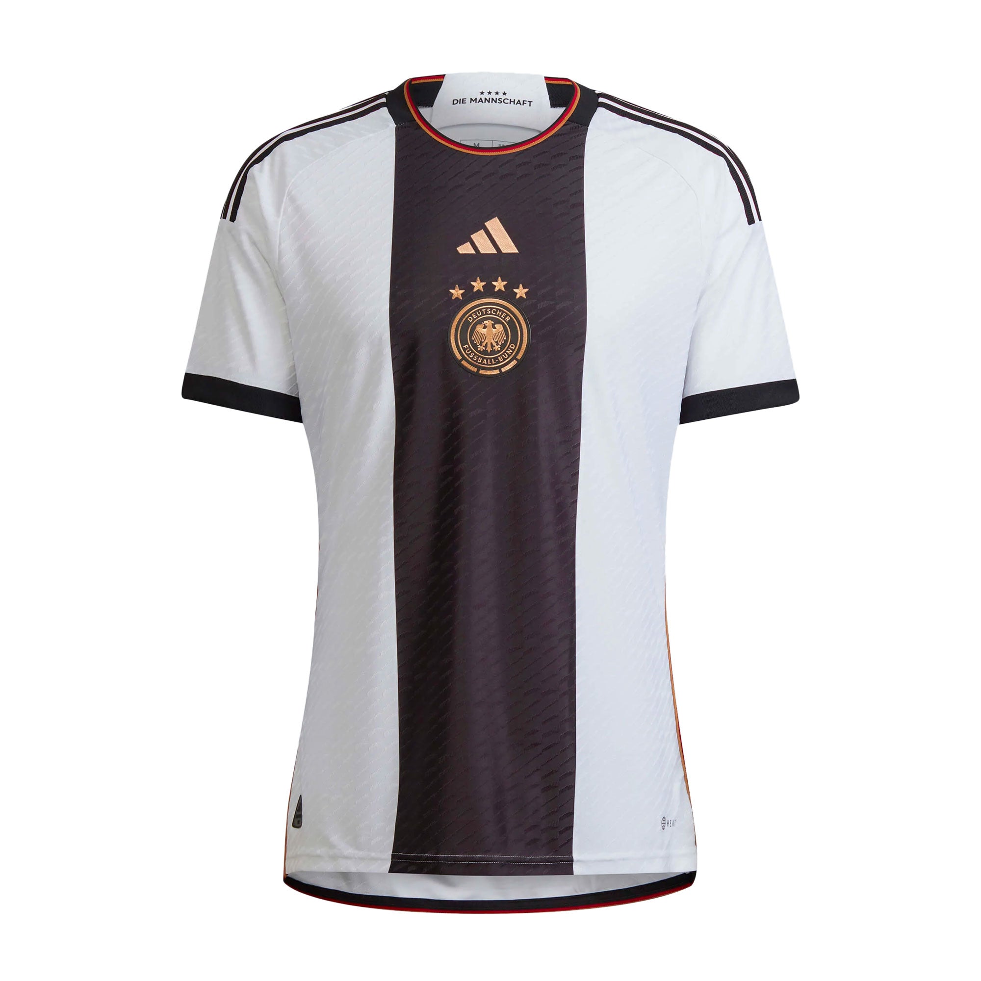 adidas Men's Germany 2022/23 Authentic Home Jersey White/Black、mySite、noshort