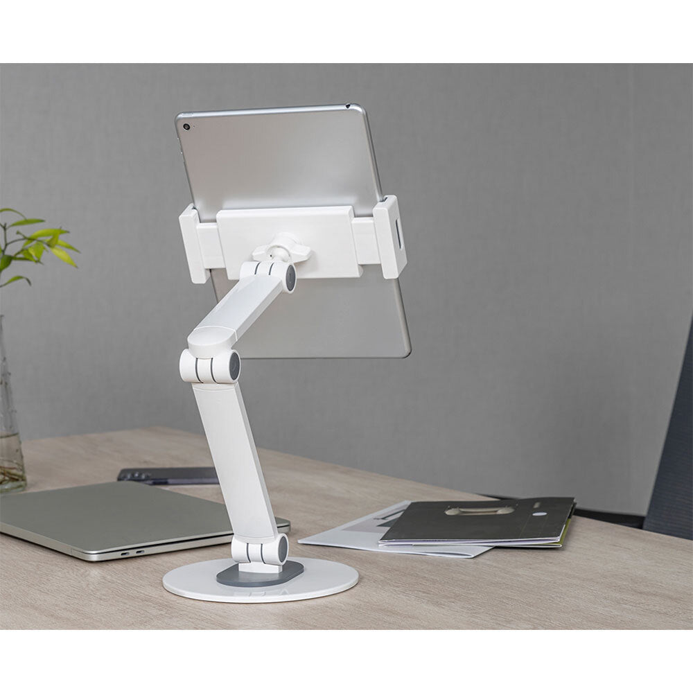 Activiva Universal iPad & Tablet Tabletop Stand (4.7-12.9) White、mySite、camillekostekn