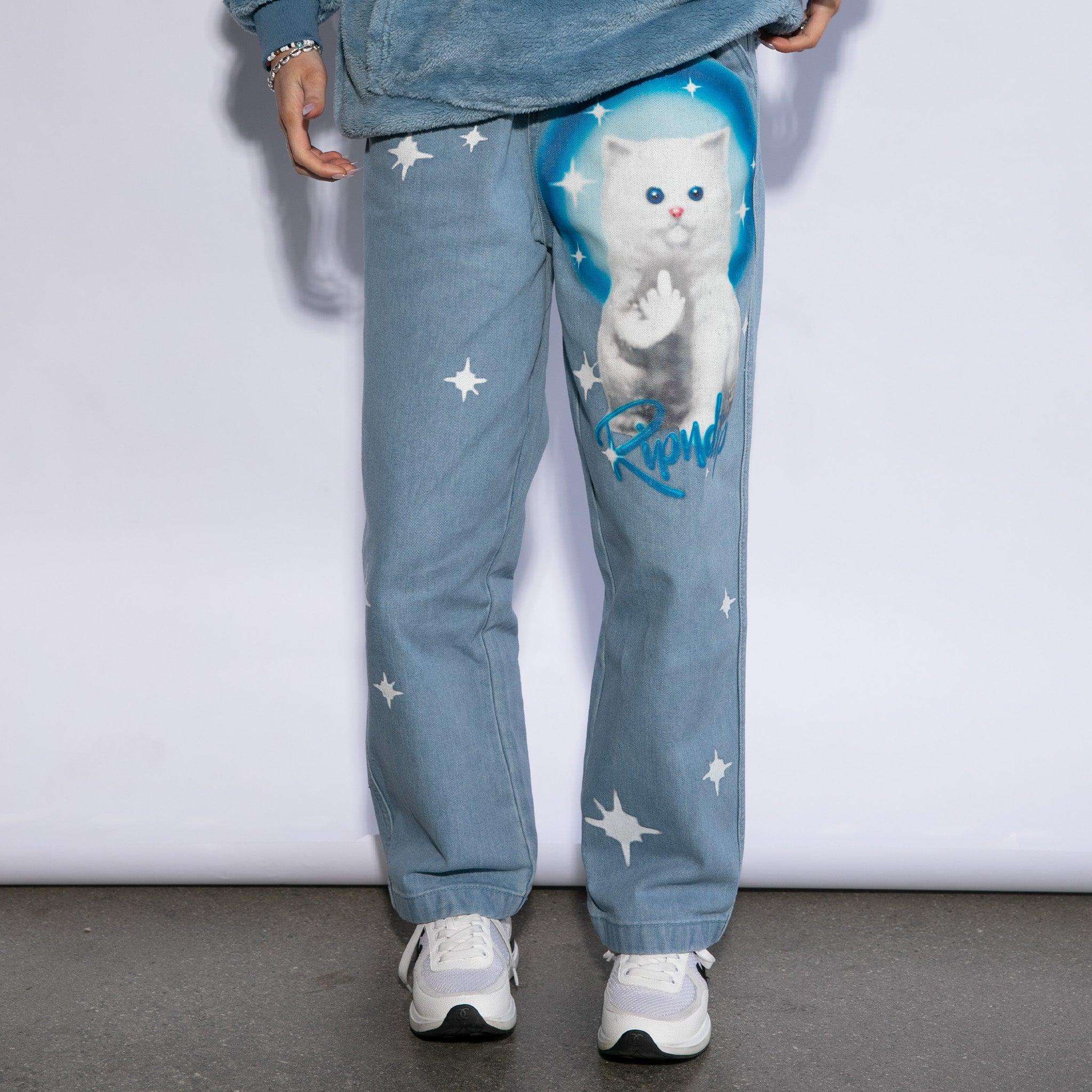  Sprinkles Wide Leg Denim Pants (Medium Wash)、mySite、merchandisen