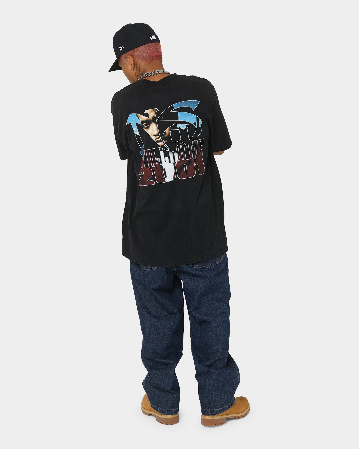 Nas Stillmatic 2001 T-Shirt Washed Black、mySite、zt4zffjzw