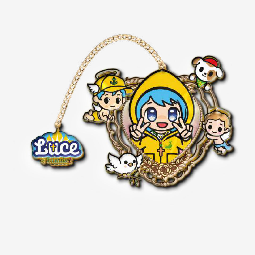 SEGNALIBRO IN METALLO LUCE MASCOTTE DEL GIUBILEO 2025、mySite、topwebapps