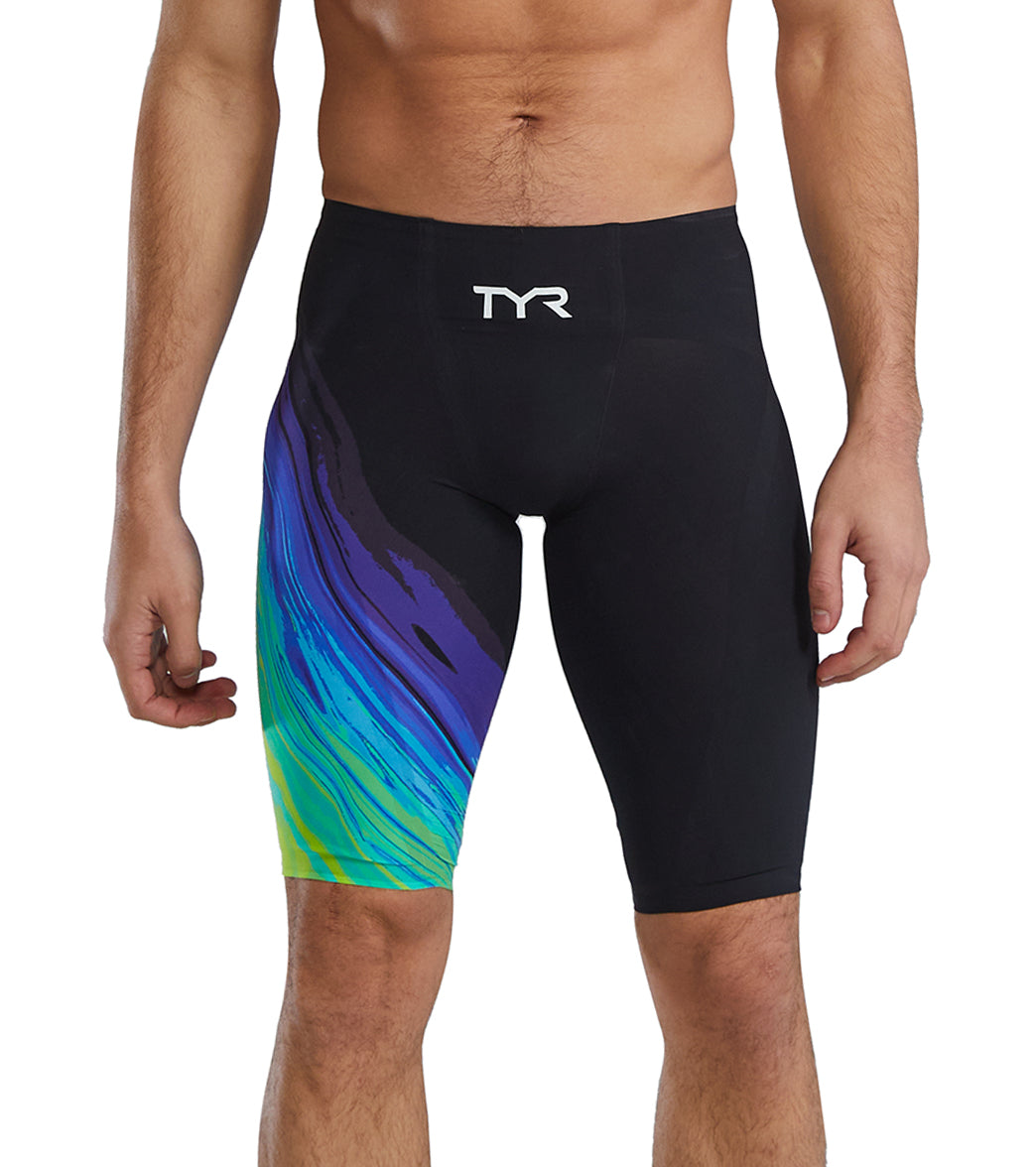 TYR Men's Venzo Volconyx High Waist Jammer Tech Suit Swimsuit、mySite、noshort