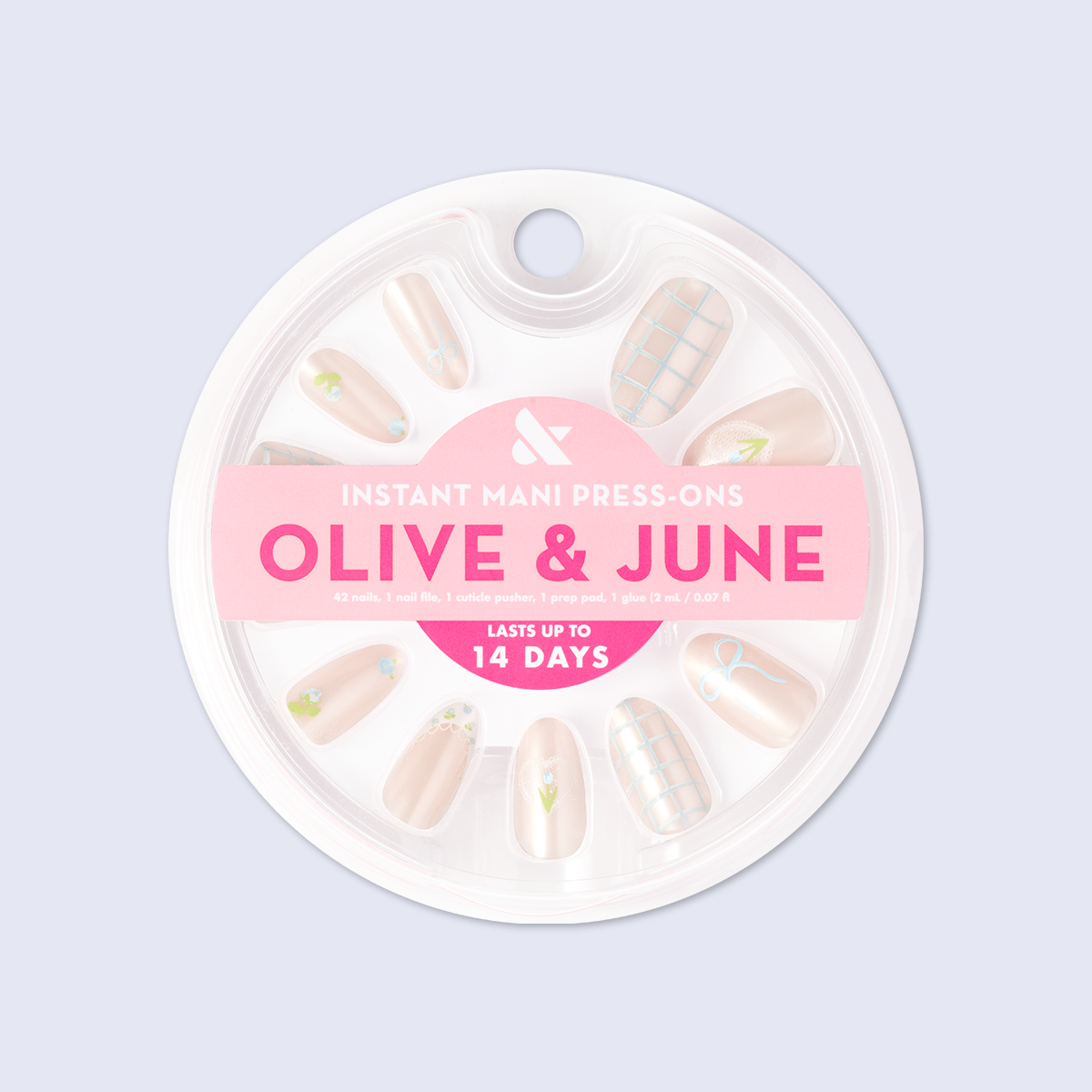 Coquette Country Mixed Pack - Press-On | Medium | Almond、mySite、solidvoid