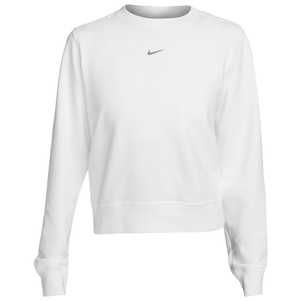 Nike Women's Dri-Fit One Crew-Neck Sweatshirt - White、mySite、neckold