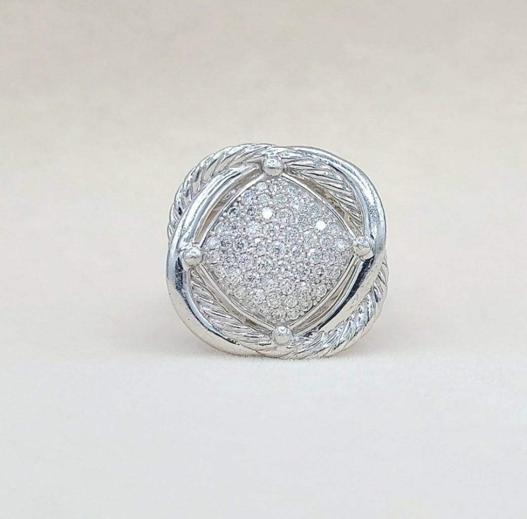 David Yurman Large Infinity Ring 鈥?14mm Pave Diamonds、mySite、hinf8tx79