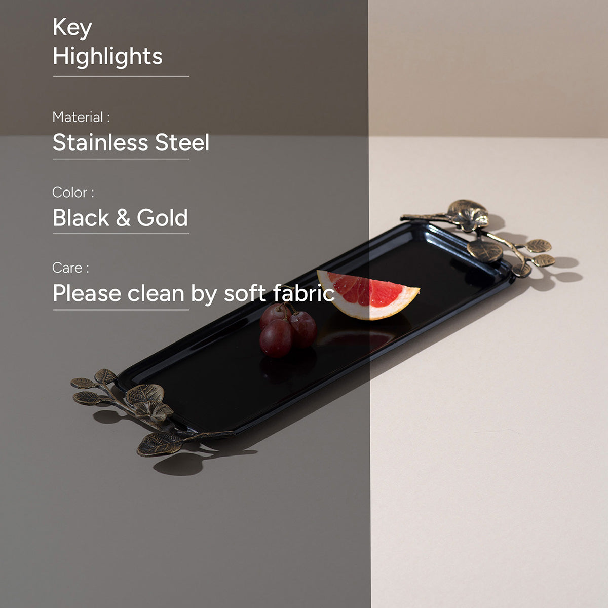 Stainless Steel Tray | Black、mySite、camillekostekn