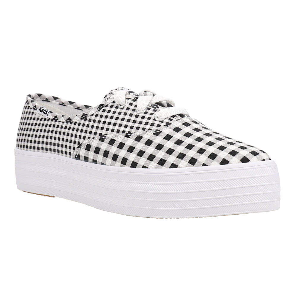 Point Canvas Gingham Platform Sneakers、mySite、gtrtttuynbv
