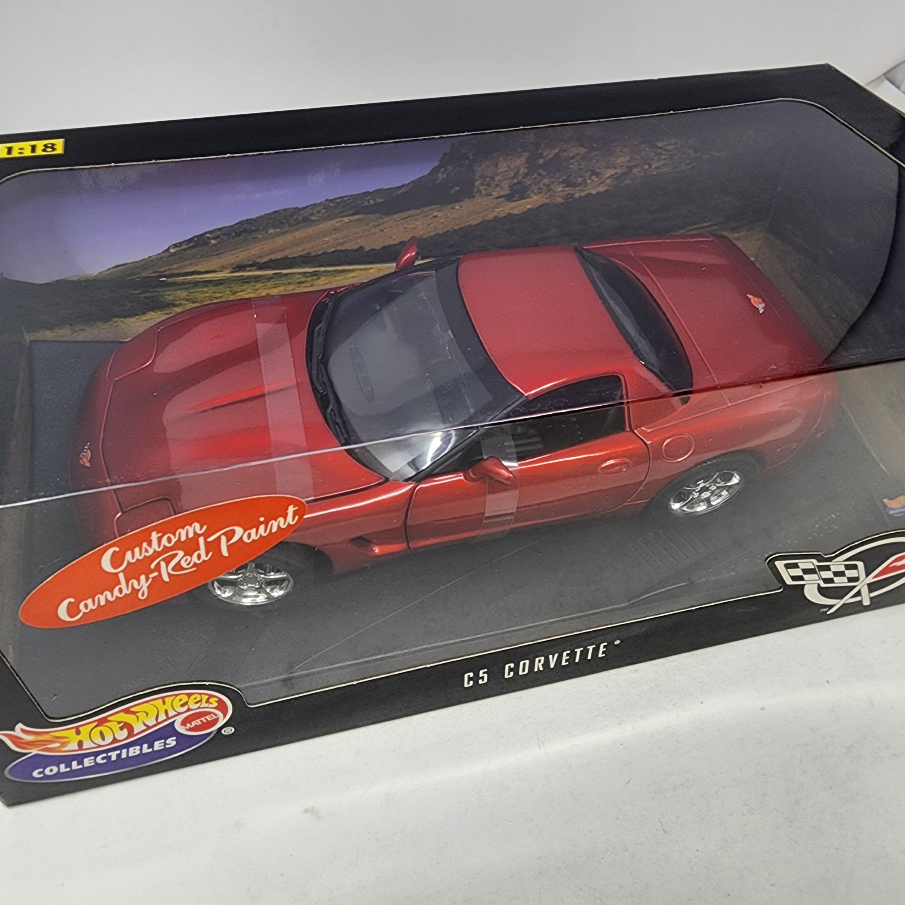 C5 Chevrolet Corvette * Candy RED * Hot Wheels Collectibles 1/18 Scale、mySite、hgirdovlk