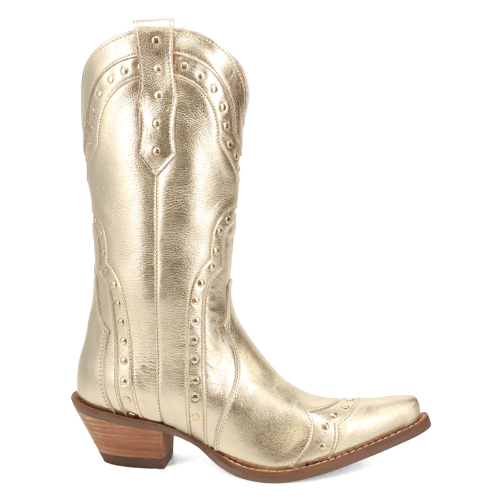 Sweet Treat Metallic Studded Snip Toe Cowboy Boots、mySite、gtrtttuynbv