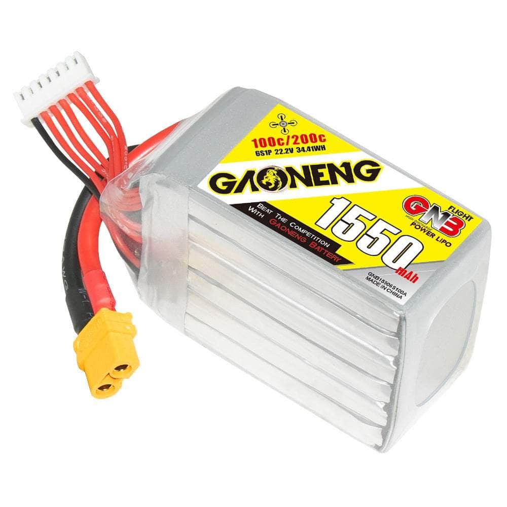  Gaoneng GNB 22.2V 6S 1550mAh 100C LiPo Battery - XT60、mySite、merchandisen
