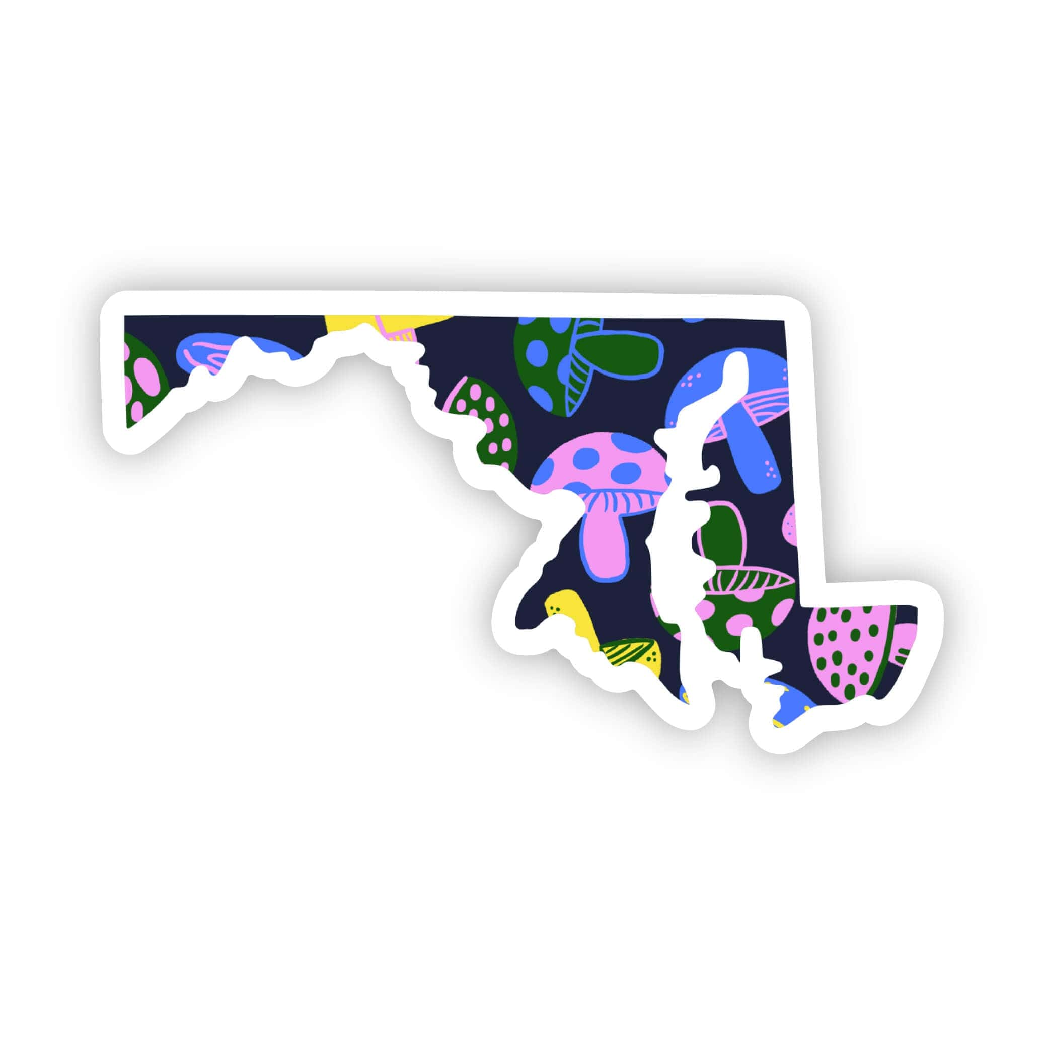  Maryland Sticker - Mushroom、mySite、ghnorth